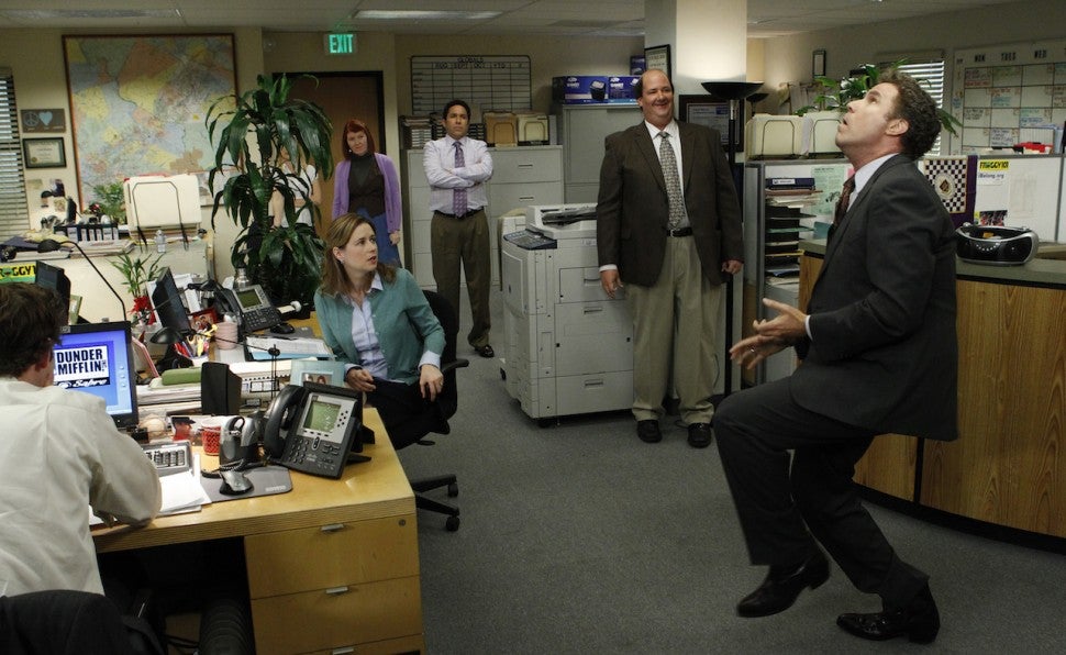 Will Ferrell en la oficina