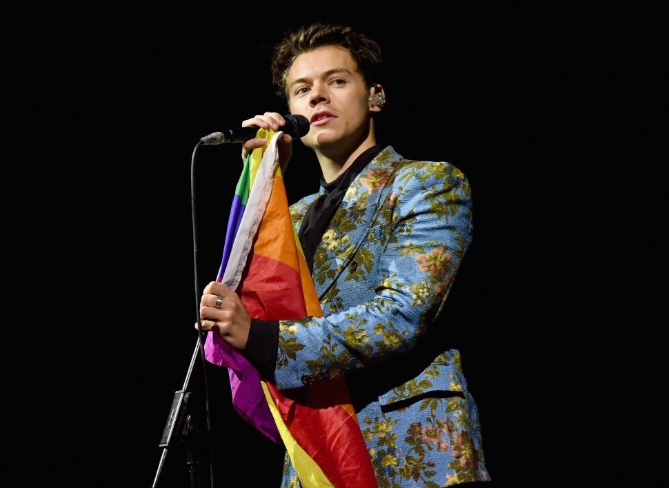 Bandera del orgullo de Harry Styles 2017